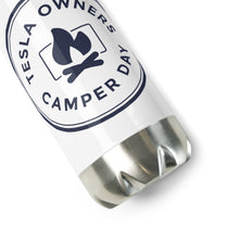 Load image into Gallery viewer, Stainless Steel Tesla Owners Camper Day Water Bottle