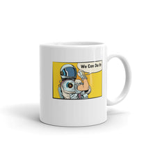 Load image into Gallery viewer, White glossy mug - We Can Do It!
