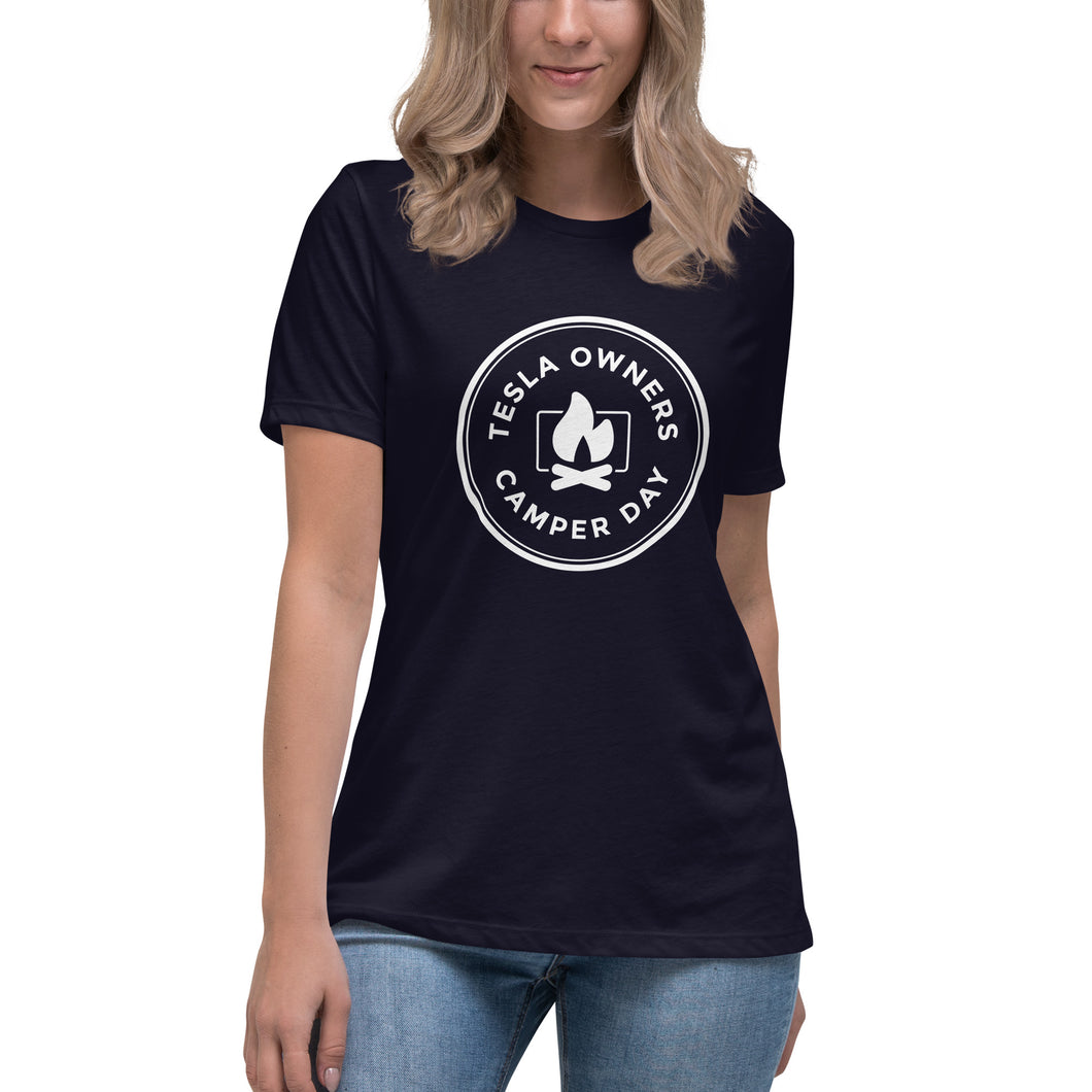Women's Tesla Owners Camper Day T-shirt